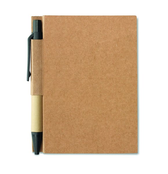 caderno de bolso em material reciclado